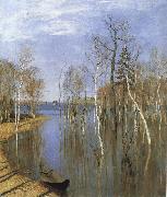 Levitan, Isaak, Fruhling, flood